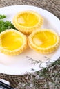 Chinese pastry egg tart