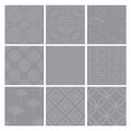 Chinese pattern set with traditional designs. Royalty Free Stock Photo