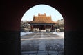 Chinese pavilion building Royalty Free Stock Photo