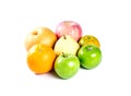 Chinese pear,apple ,orange Royalty Free Stock Photo