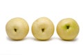 Chinese pears group isolated