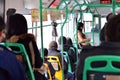 Chinese people on bus Royalty Free Stock Photo
