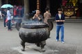 Chinese people in Chinese Monastery