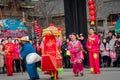 Chinese people folk custom in wuhan city,china