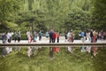 Chinese people dancing in park, Beijing Royalty Free Stock Photo