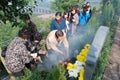 Chinese people Tomb sweeping