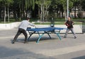 Chinese Play Table Tennis