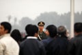 Chinese police guard editorial