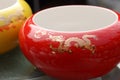 Chinese porcelain pot Royalty Free Stock Photo