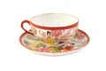 Chinese porcelain tea cup china design isolated on Royalty Free Stock Photo