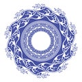 Chinese porcelane round frame.