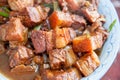 Chinese pork dish Royalty Free Stock Photo