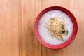 Chinese porridge rice gruel Royalty Free Stock Photo