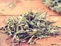 Chinese pressed white tea, silver needle