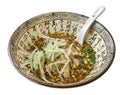 Chinese Ramen noodle bowl with mince pork Royalty Free Stock Photo