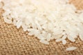 Chinese Raw grain white rice grains Royalty Free Stock Photo