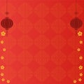 Chinese red Background with element decoration [Converted