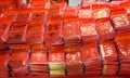 Chinese red envelops