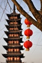 Chinese Red Lantern Royalty Free Stock Photo