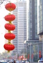 chinese red lanterns Royalty Free Stock Photo