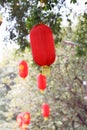 Chinese red lanterns Royalty Free Stock Photo