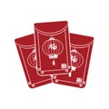 Chinese red packets. Vector illustration decorative background design Royalty Free Stock Photo