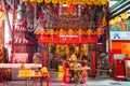 China, religious beliefs, traditional style, temples, large censer Royalty Free Stock Photo