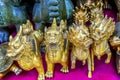 Chinese Replica Bronze Dragons Panjuan Flea Market Decorations