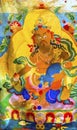 Chinese Replica Buddhist God Tanka Decoration Panjuan Flea Market Beijing China Royalty Free Stock Photo