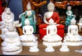 Chinese Replica White Ceramic Buddhas Decorations Panjuan Flea M