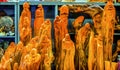 Chinese Replica Wooden Buddhas Decorations Panjuan Flea Market