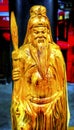 Chinese Replica Wooden Guan Yu Panjuan Flea Market Beijing China