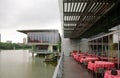 Chinese Restaurant by the Lake Royalty Free Stock Photo