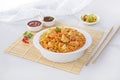 Schezwan Chicken Fried Rice Royalty Free Stock Photo