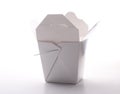 Chinese restaurant takeout box Royalty Free Stock Photo