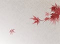 Chinese Retro Style Maple Leaves Background, Autumn