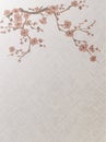 Chinese Retro Style Wintersweet Background, Winter