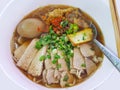 Chinese roll noodle soup Royalty Free Stock Photo