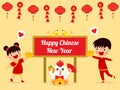 Chinese Rooster Year Card