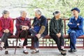 Chinese rural old people