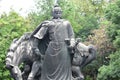 Chinese samurai statue