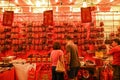 Chinese Sausage Stall at Chinatown Chinese New Year Festive Market 2024, Singapore