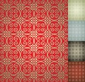 Chinese Seamless Damask wallpaper background