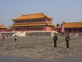 Chinese Security Guard at Tian an men Square.Travel in Beijing C