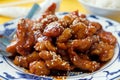 Chinese sesame chicken Royalty Free Stock Photo