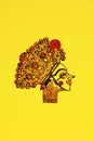 Chinese shadow puppet Royalty Free Stock Photo