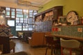 Chinese Shanghai old quaint interior coffee shop