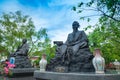 Chinese Shaolin statues at Viharn Sien temple