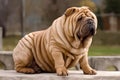 Chinese Shar-Pei - Originating from China (Generative AI)