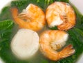 Chinese shrimp soup